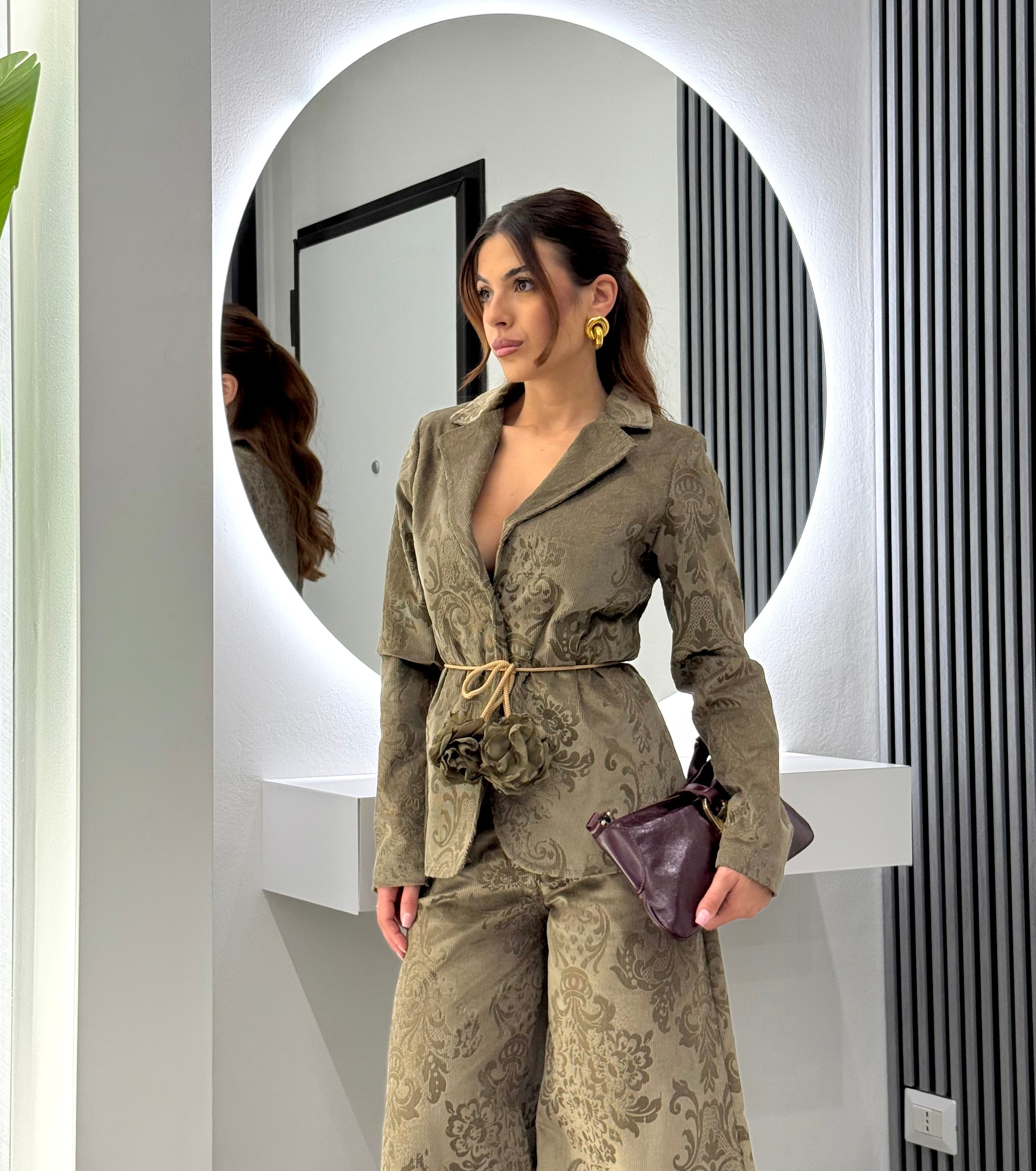 D'Elle Giulia Mastini - Giacca Costine Con Ricamo