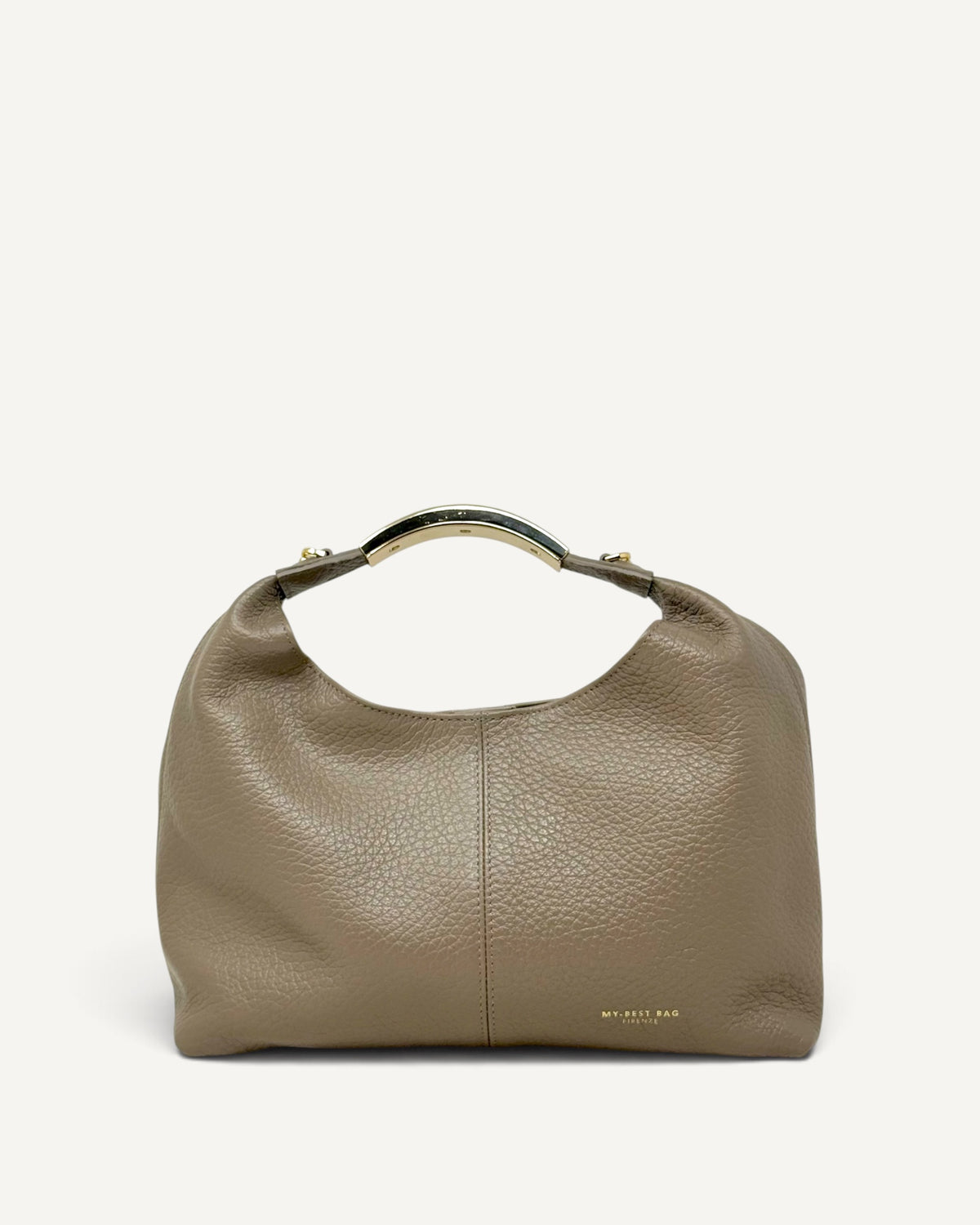 My Best Bag - Borsa Small Ellisse Macro Dollaro Taupe
