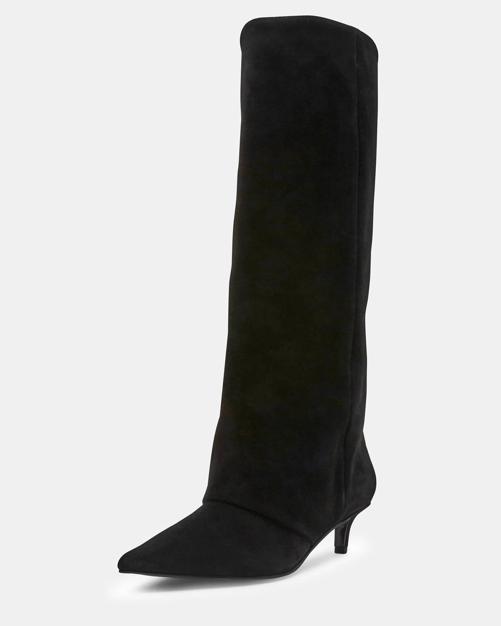 Steve Madden - Luca Stivale Nero Suede