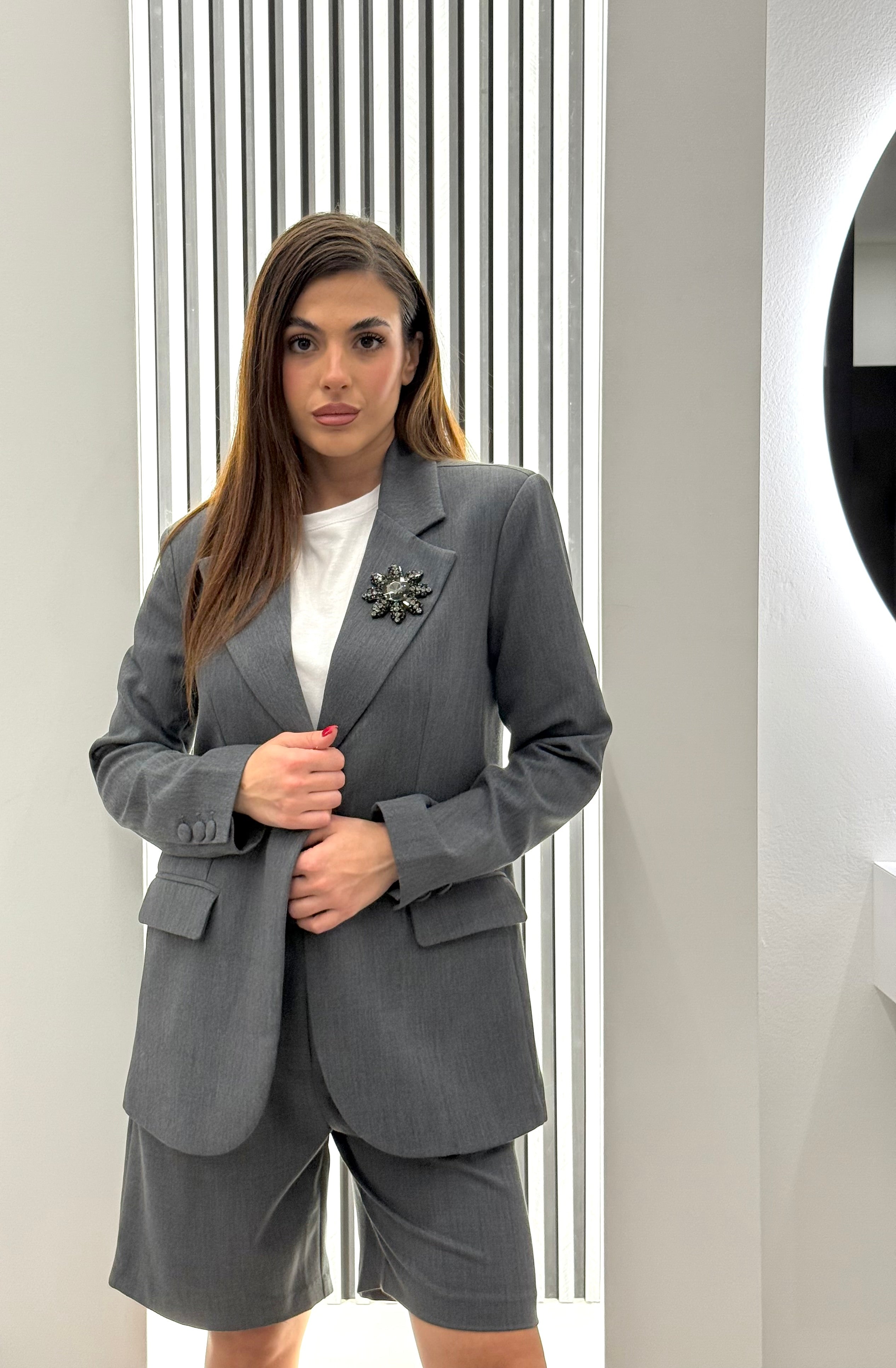 Koralline - Blazer Grigio