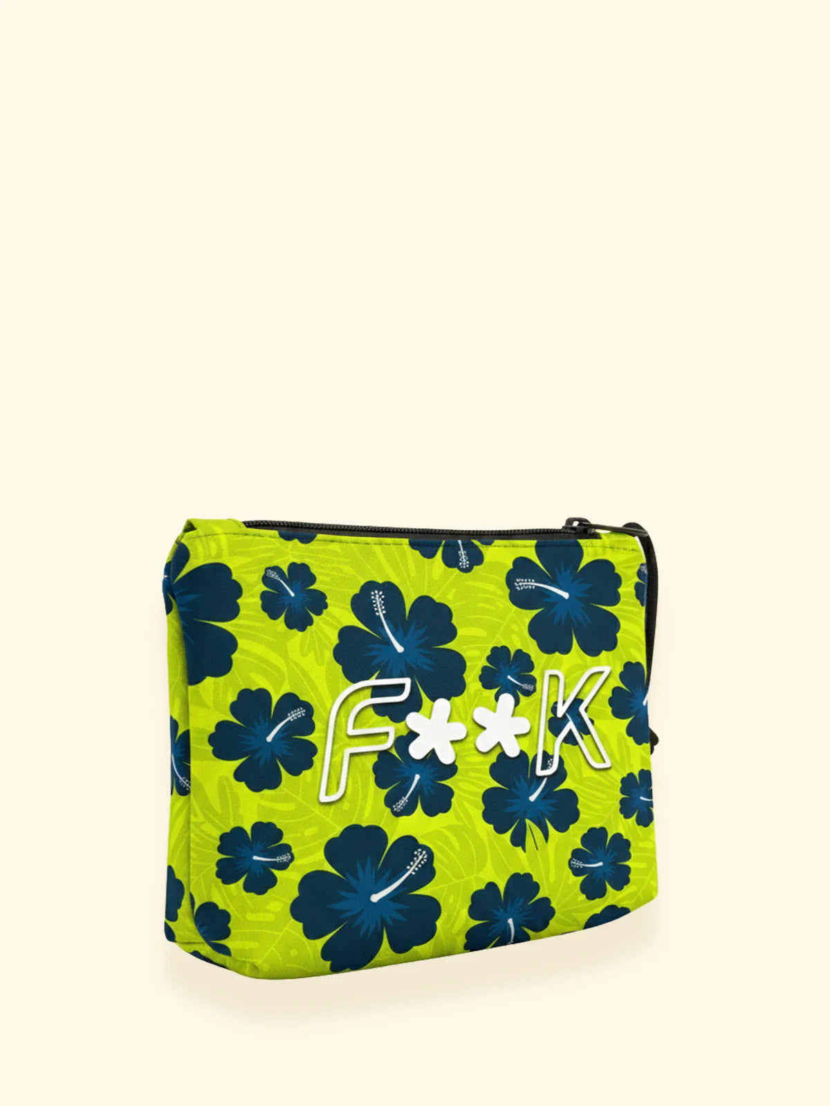 F**K - Pochette Neoprene con Logo e Zip SU8701X-01