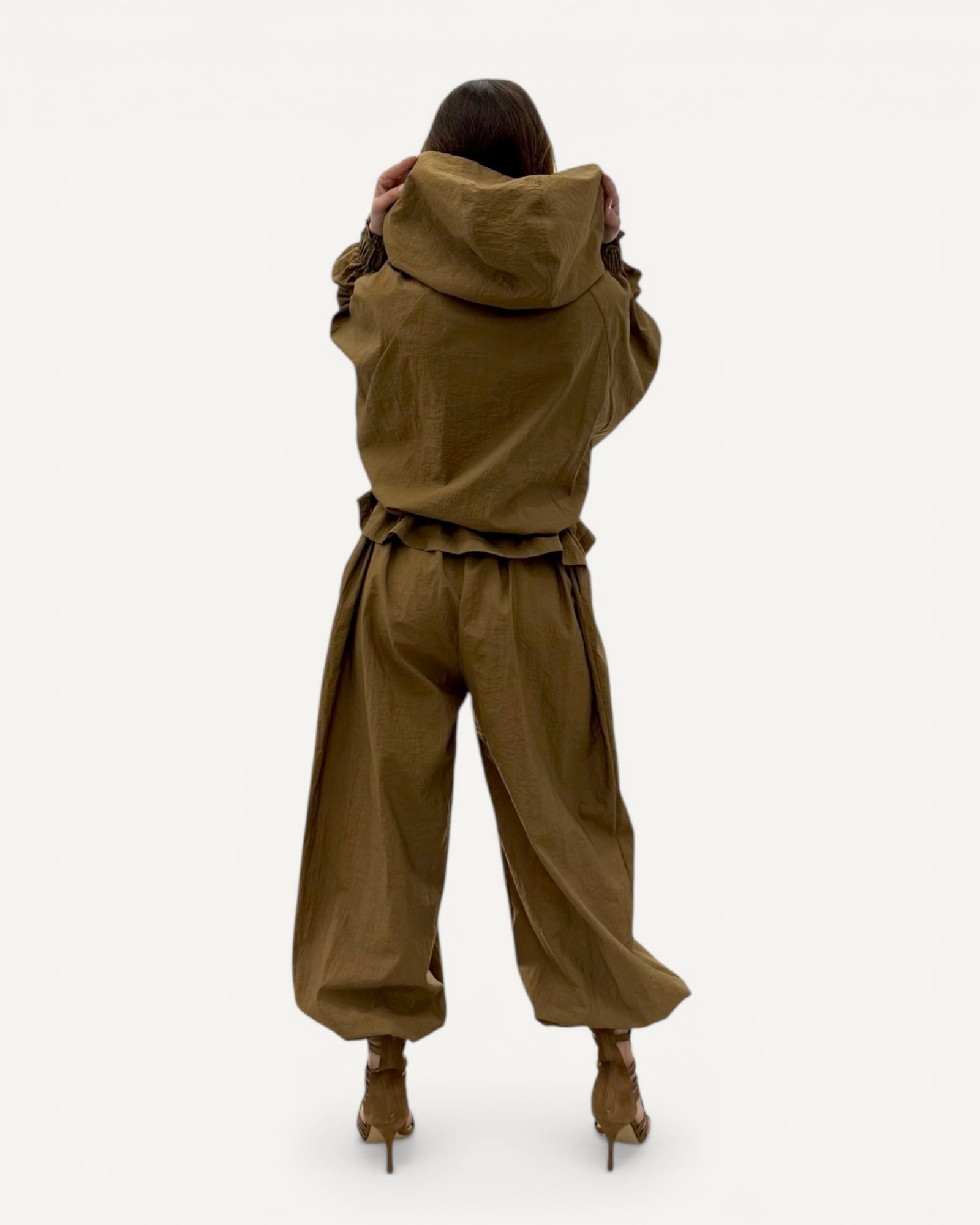 KikiSix - Pantalone Largo Fondo Tex Croccante
