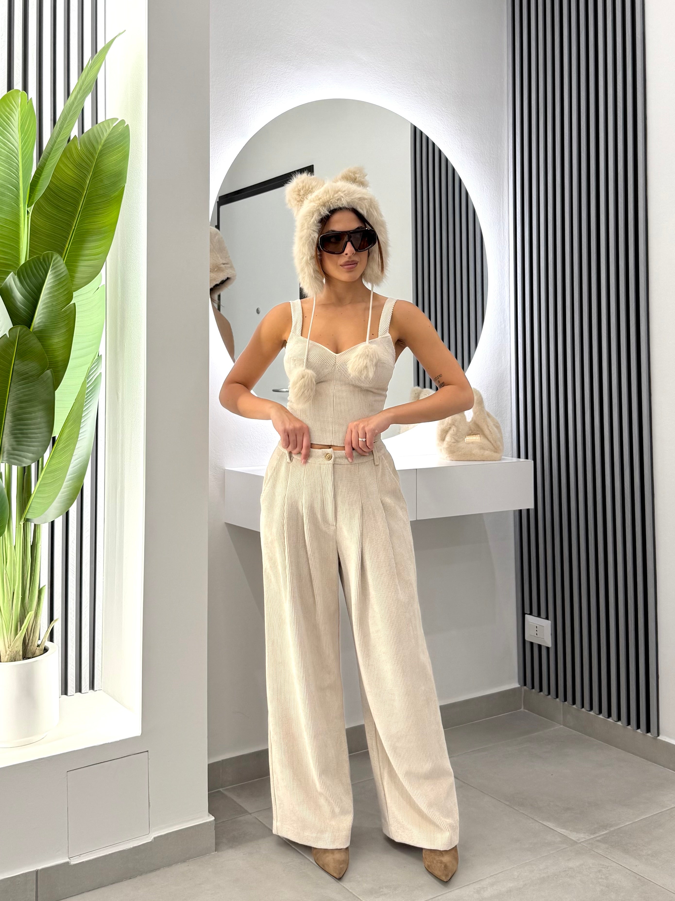 No Secrets - Pantalone Velluto Coste