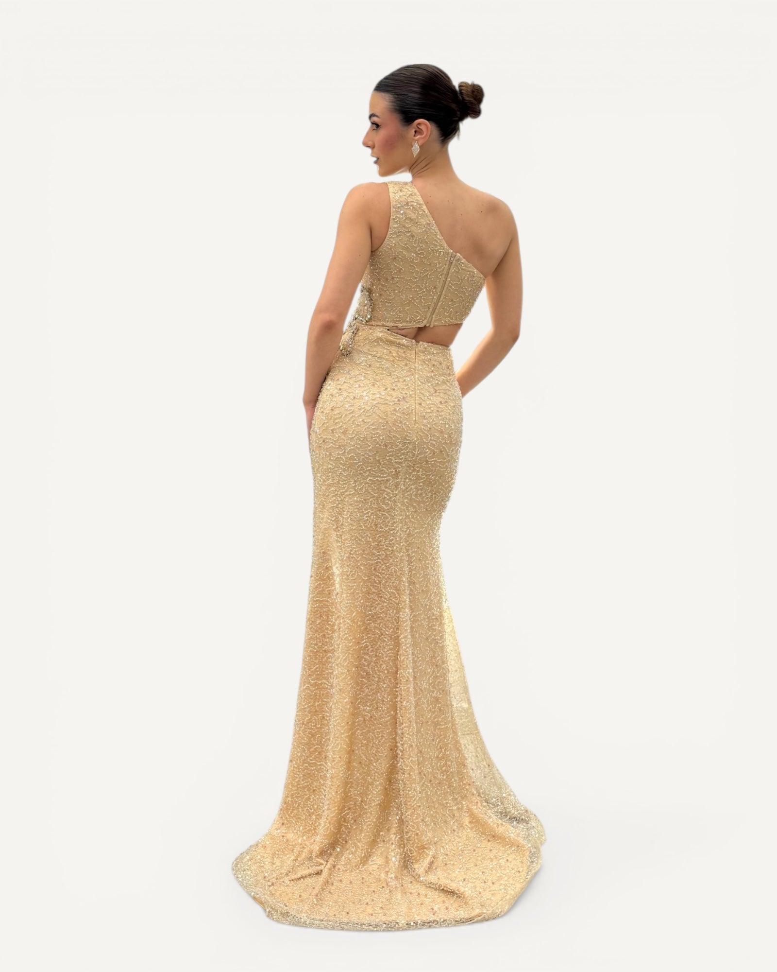 Vivì Paris - Abito Cut-Out Pietre e Paillettes