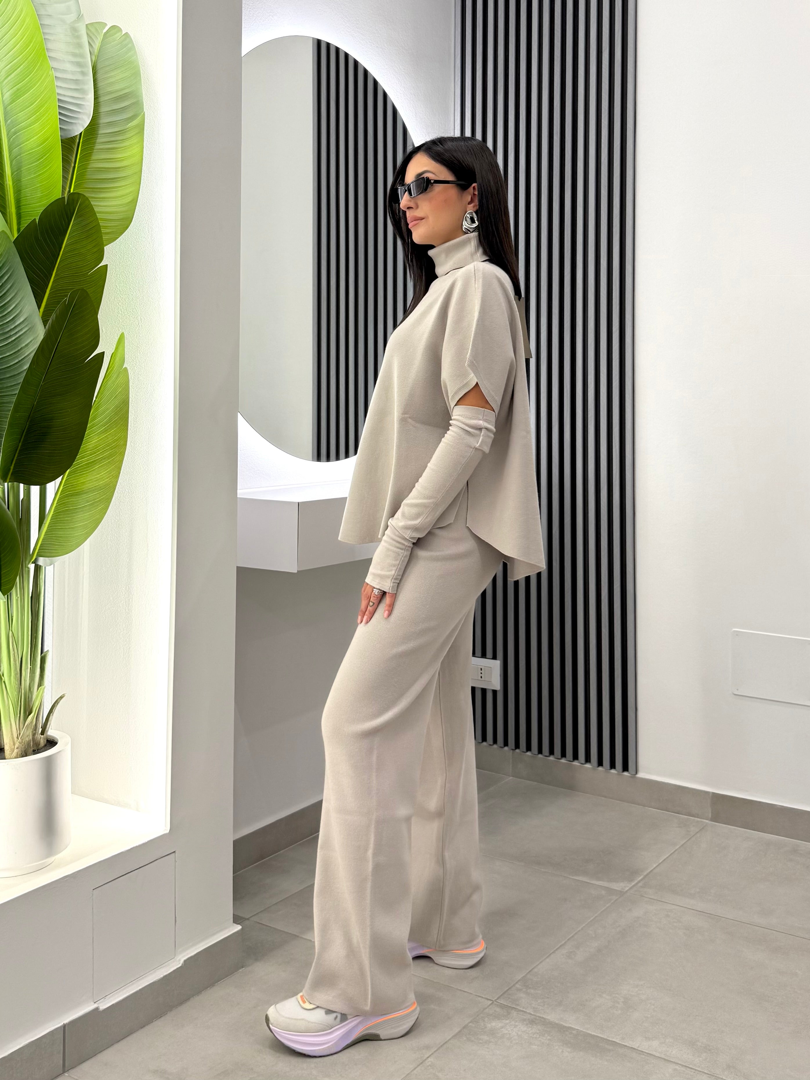 Club Crochet - Set Coordinato Grigio