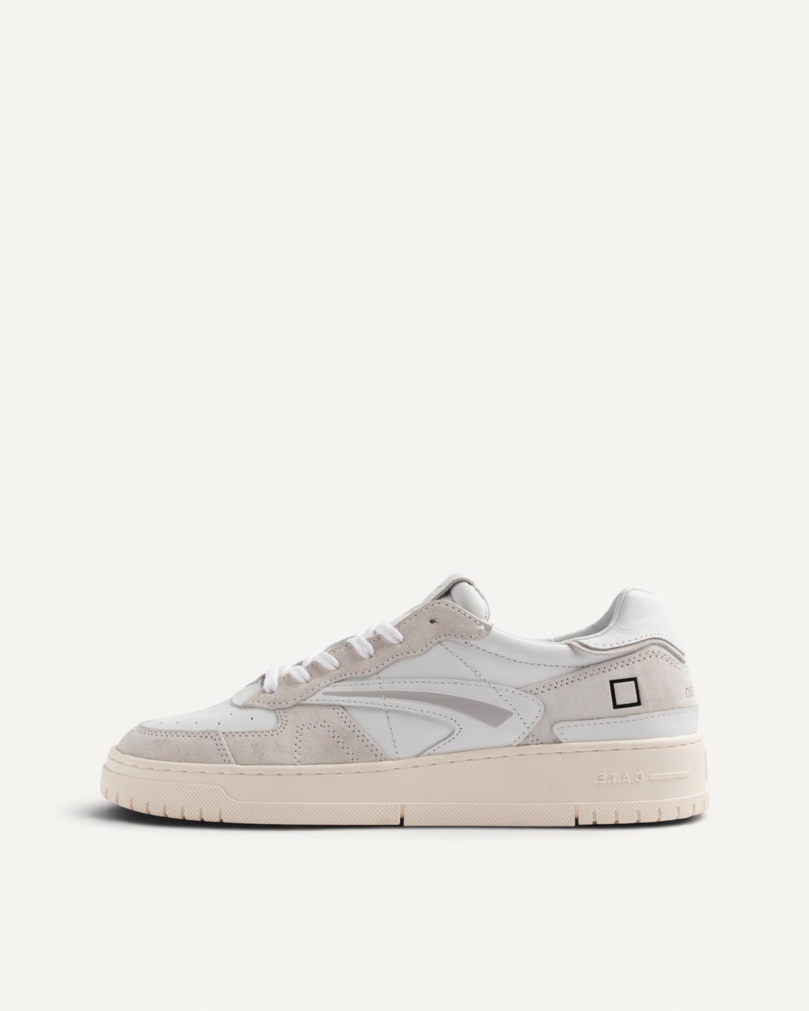D.A.T.E. - Sneakers Torneo Pure Basic White-Beige