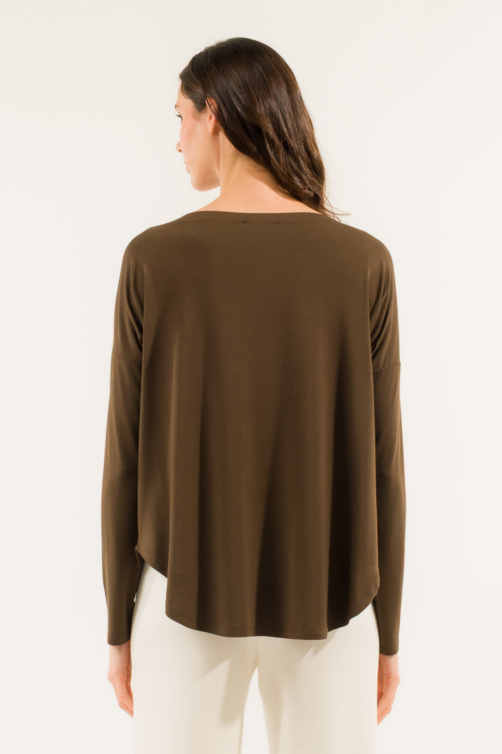 Kontatto - Blusa Over Testa di Moro