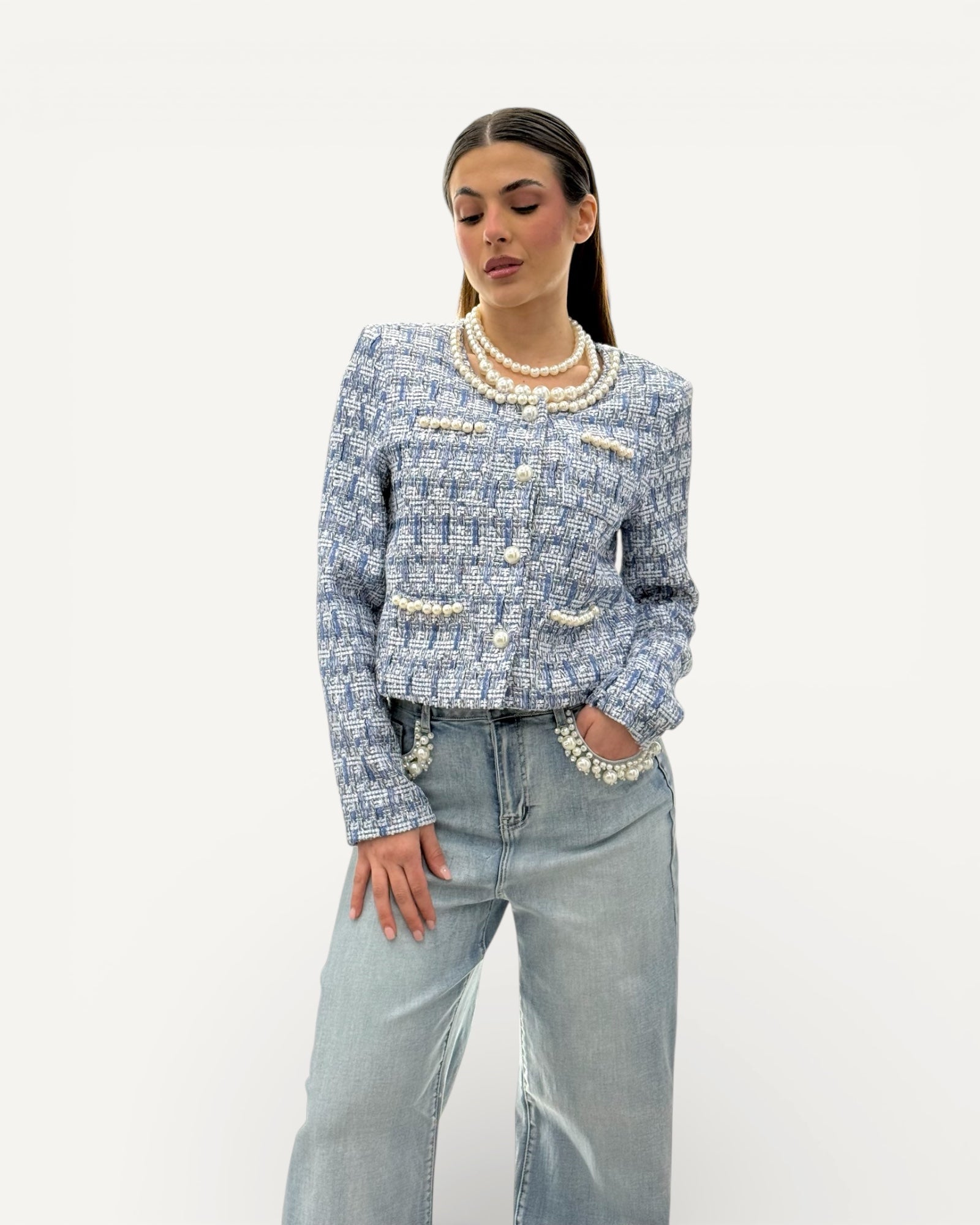 No Secrets - Giacca Bouclette