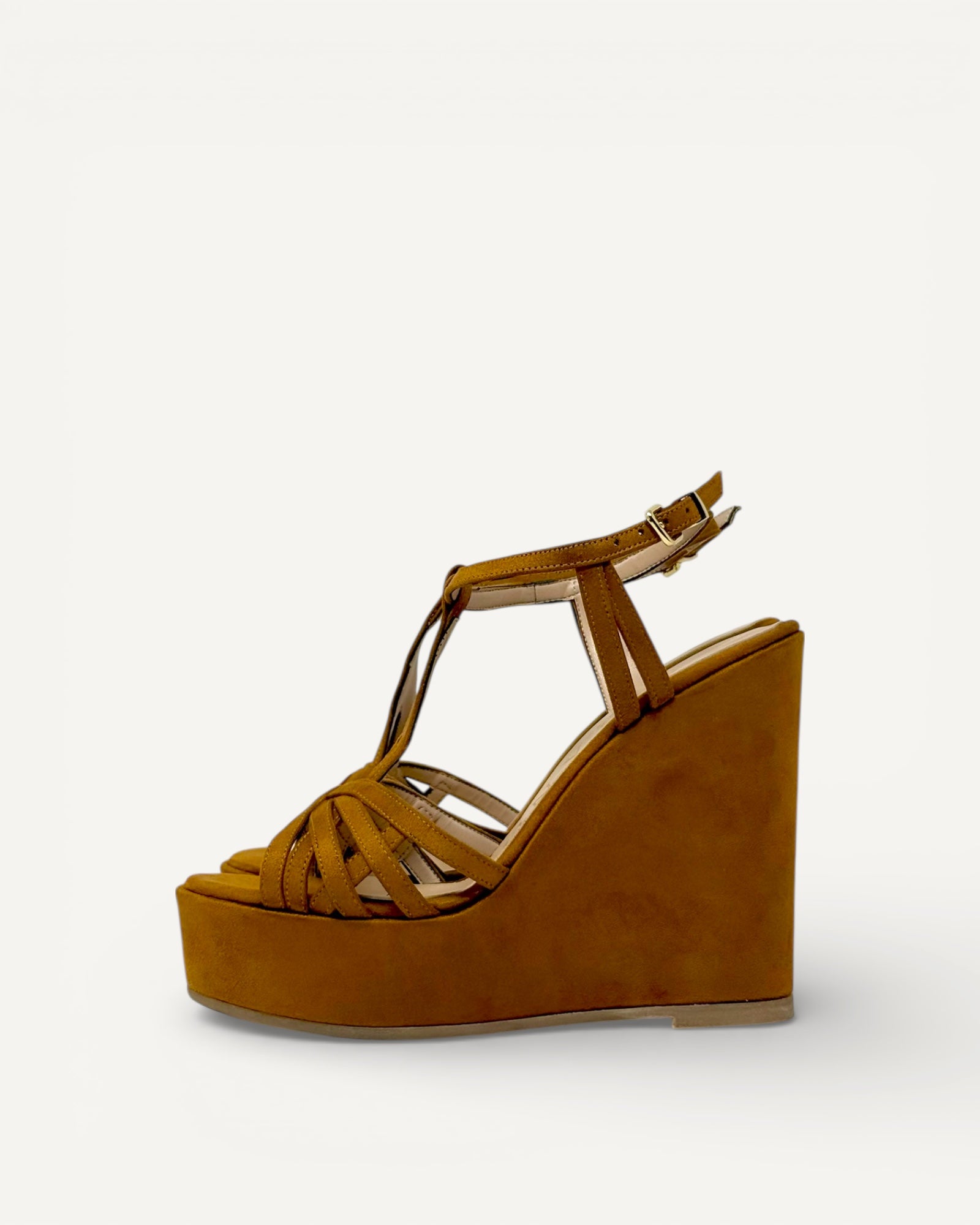 Albano - Zeppa Camoscio Cuoio