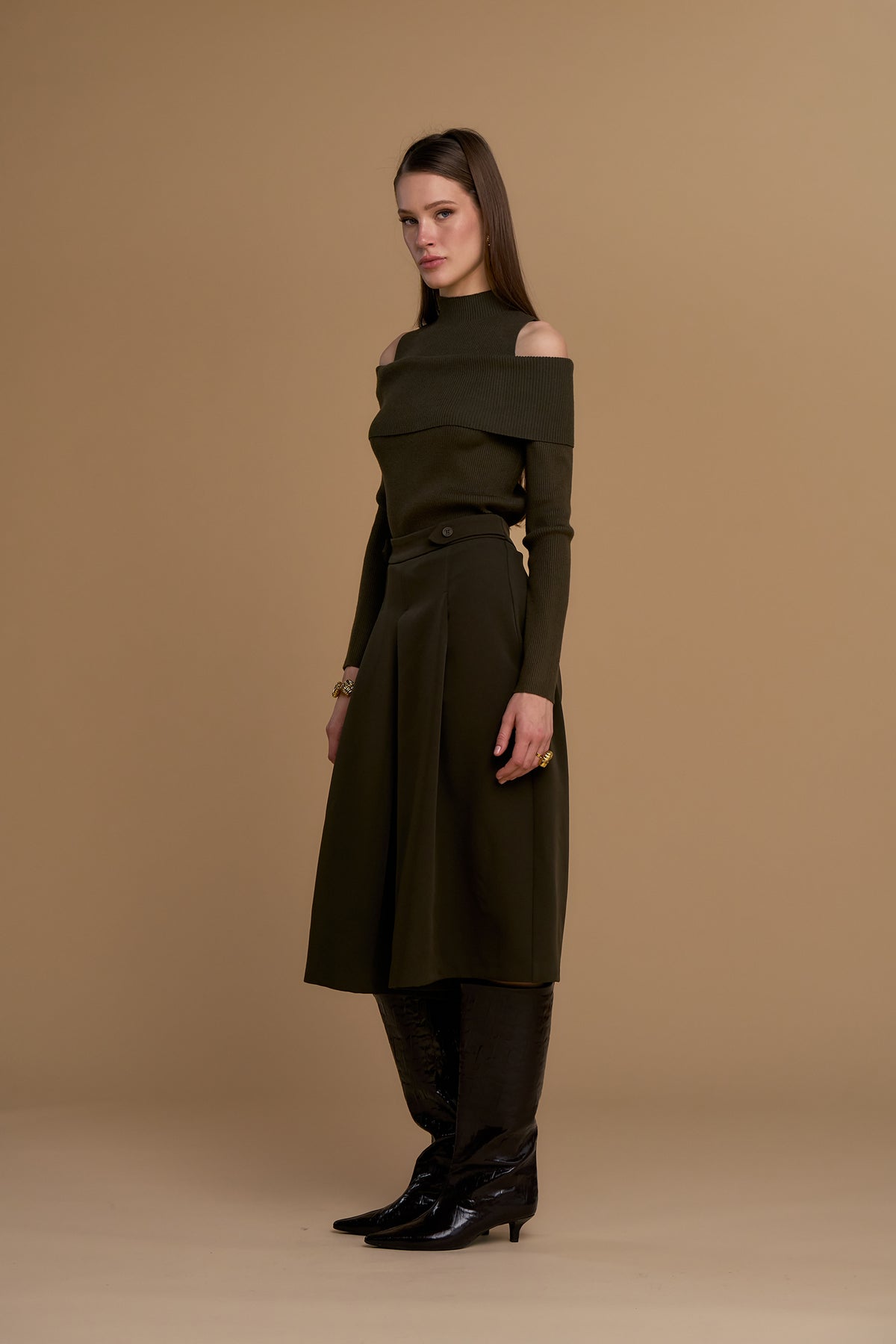 No Secrets - Maxi Bermuda con Pinces