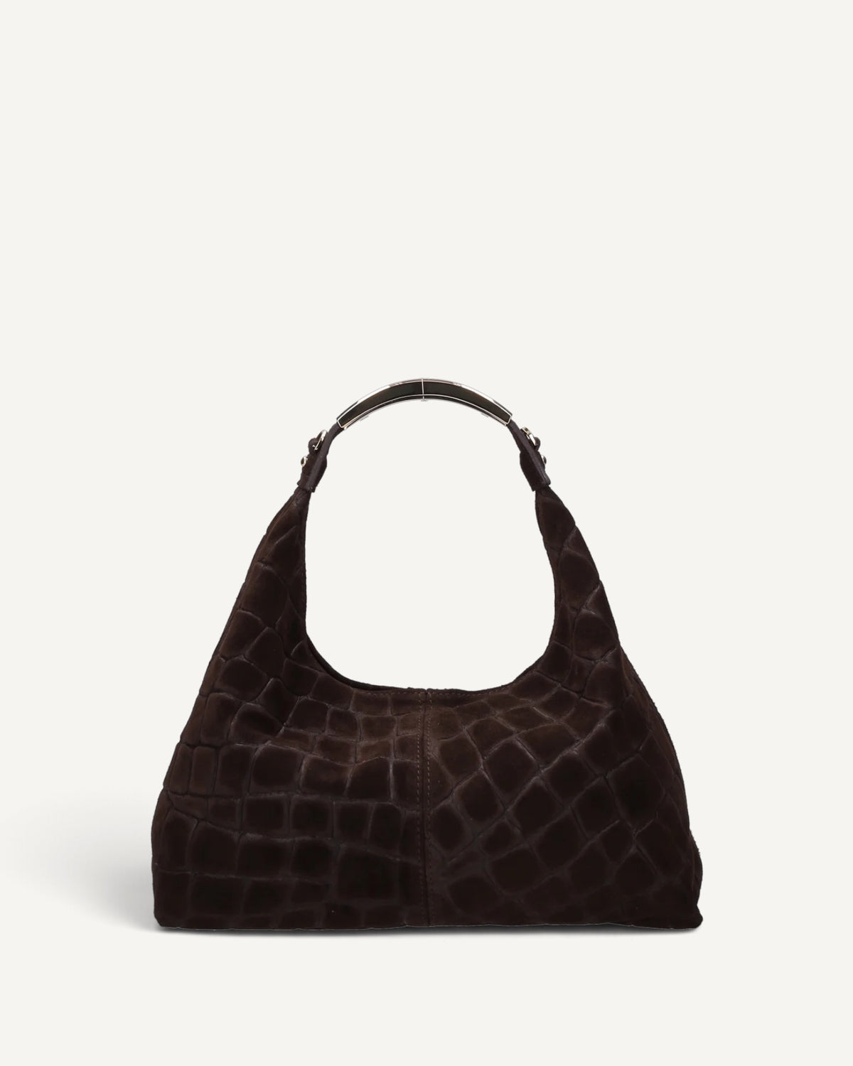 My Best Bag - Borsa Mini Elisse Croco Suede Testa di Moro