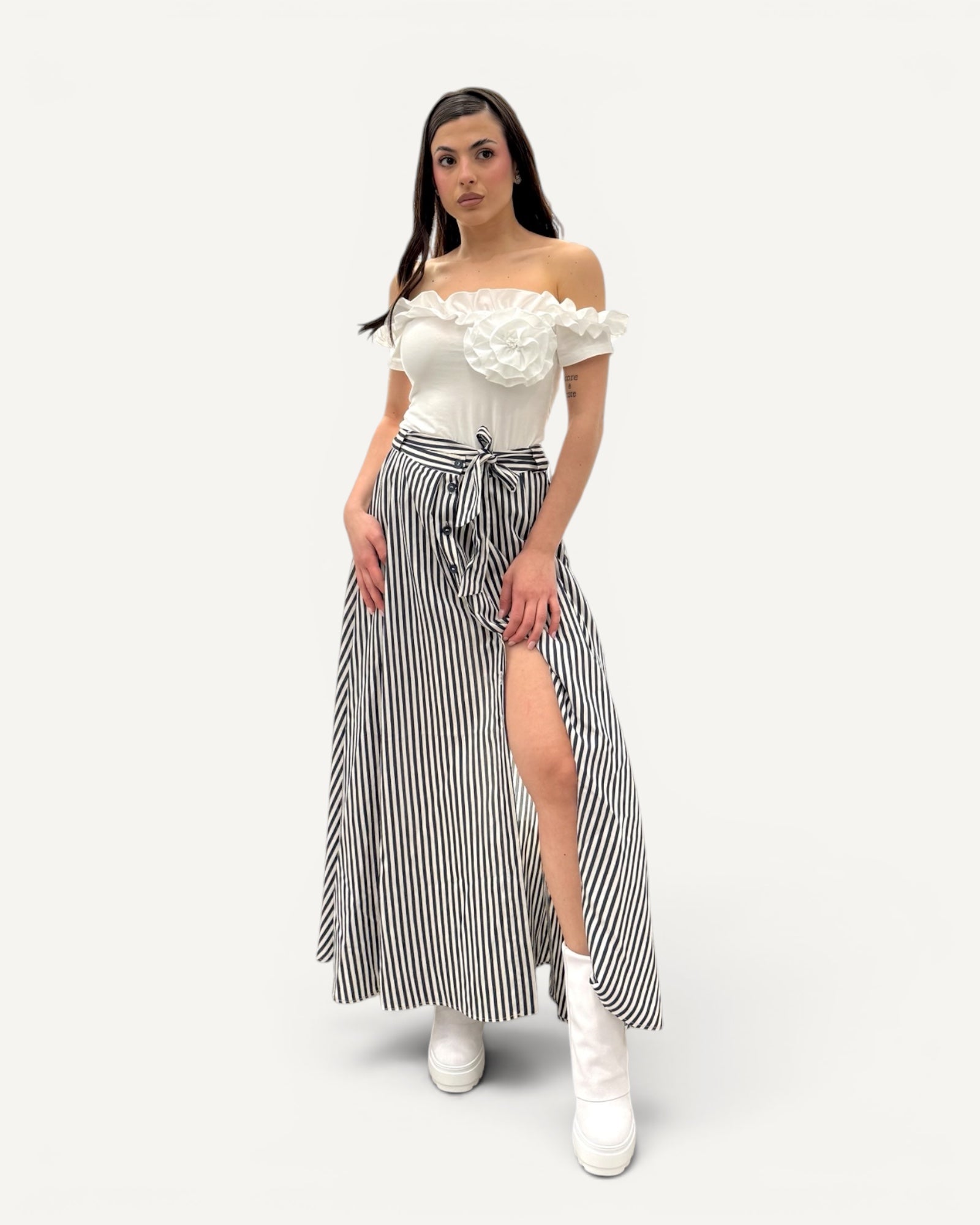 Hanita Couture - Gonna Lunga Cintura