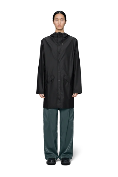 Rains - Long Jacket W3 Unisex Nera