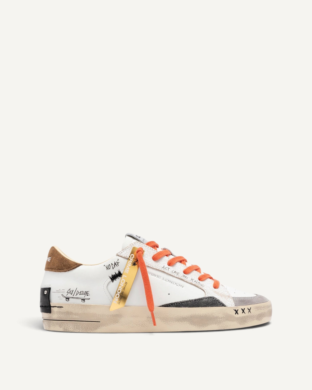 Crime London - Skate Orange Flame