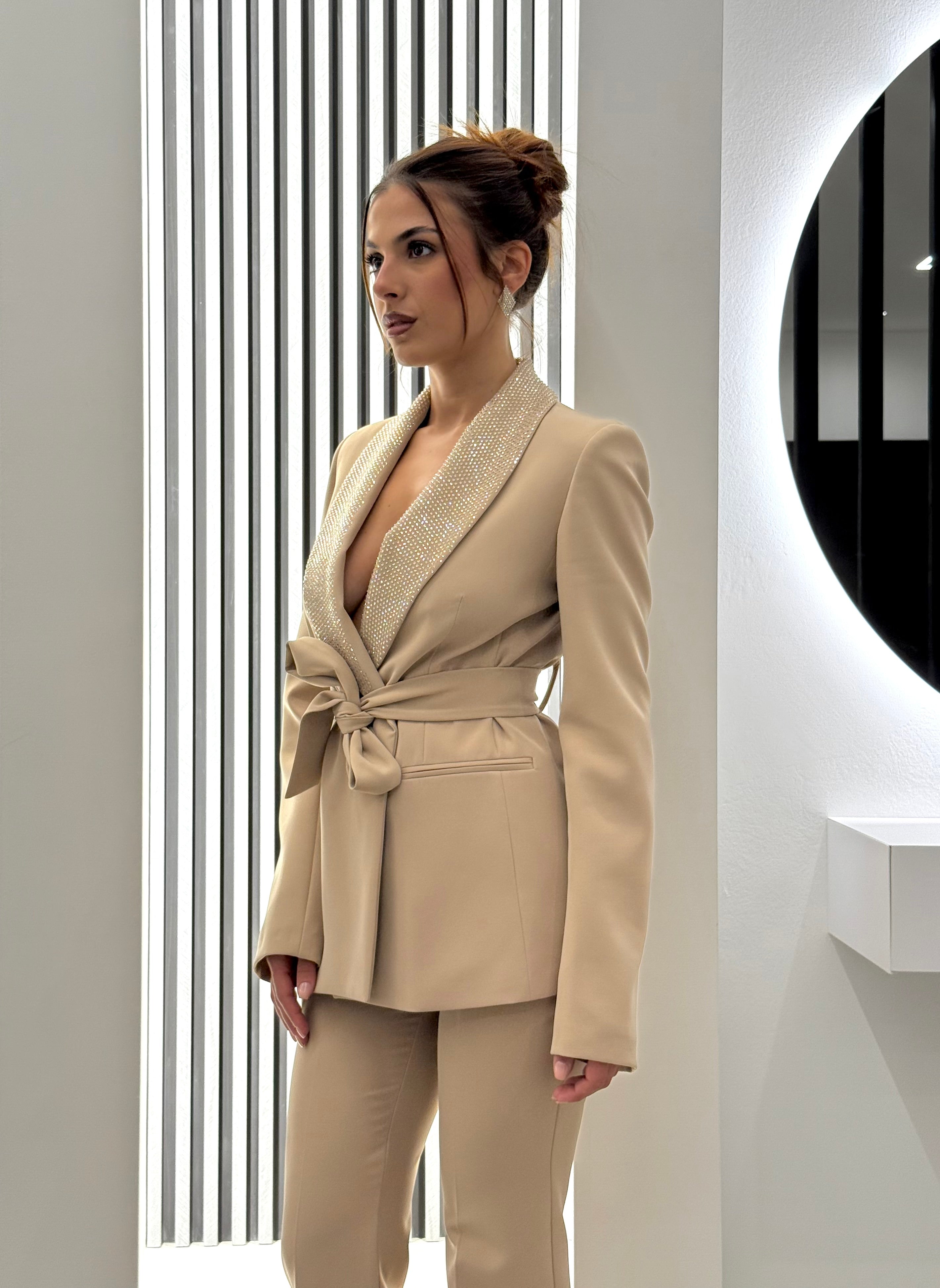 Silence Limited - Blazer con Strass