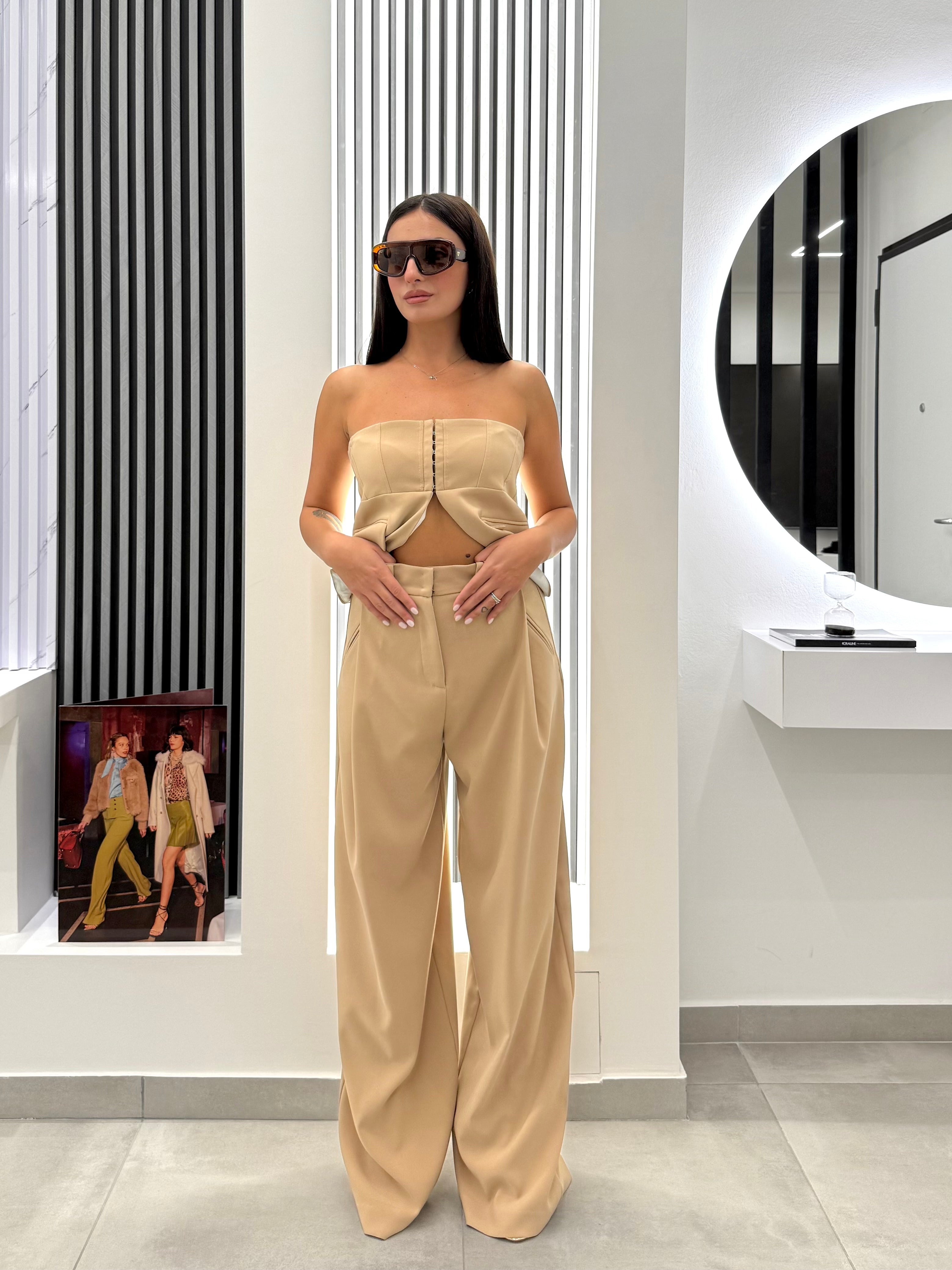 Koralline - Pantalone con Piegone