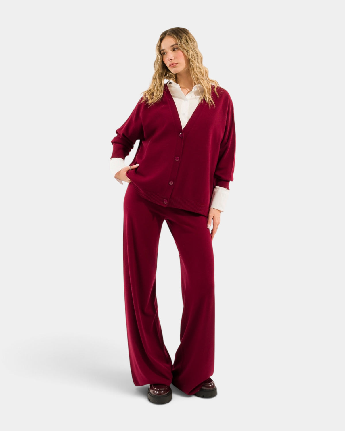 Kontatto - Pantalone Bordeaux