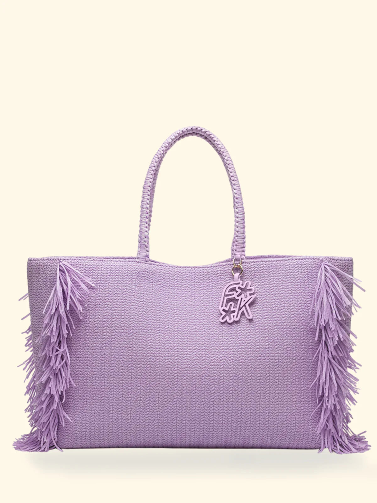 F**K - Maxi Bag Paglia Frange e Manici Rigidi SW0040-LC