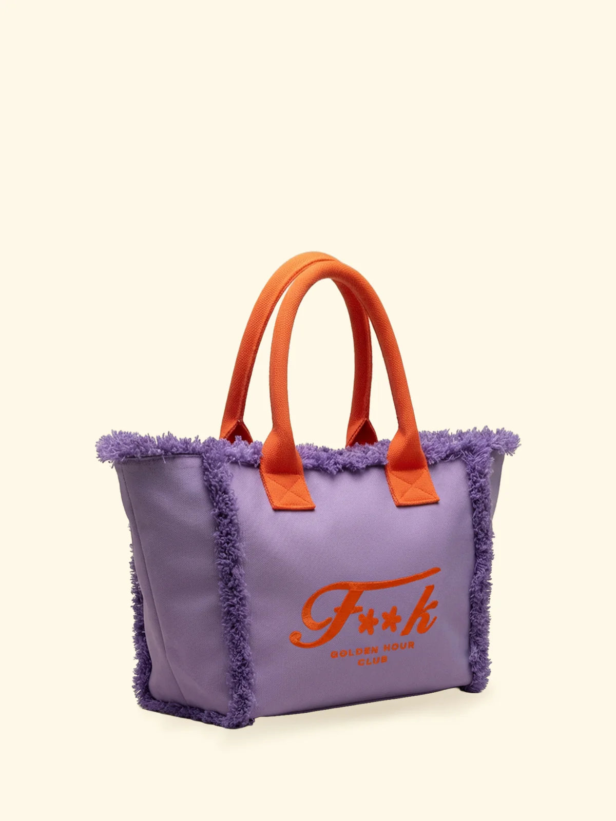 F**K - Maxi Bag Cotone Manici Imbottiti Logo a Contrasto SW0101-VI