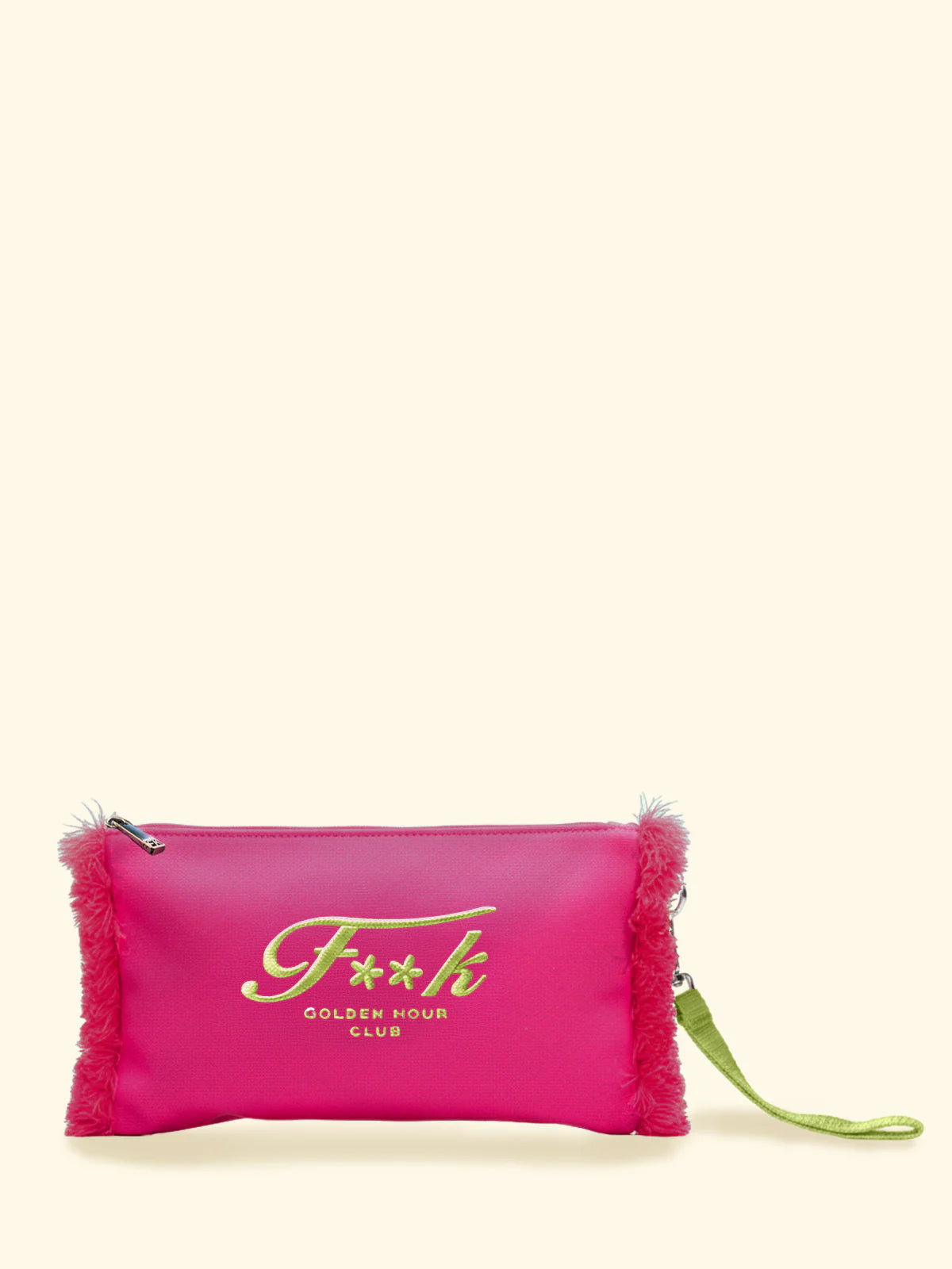 F**K - Mini Pochette Cotone Logo Ricamato e Laccetto Polso SW0108-FX