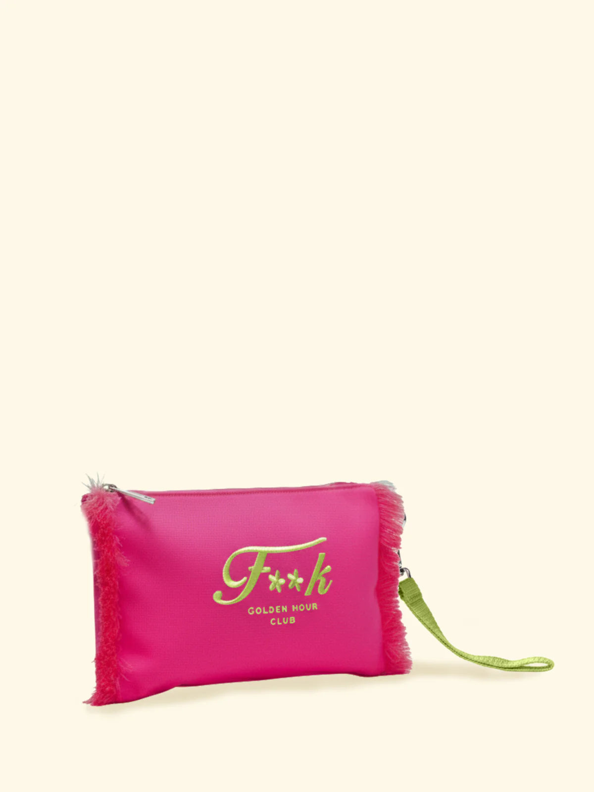 F**K - Mini Pochette Cotone Logo Ricamato e Laccetto Polso SW0108-FX