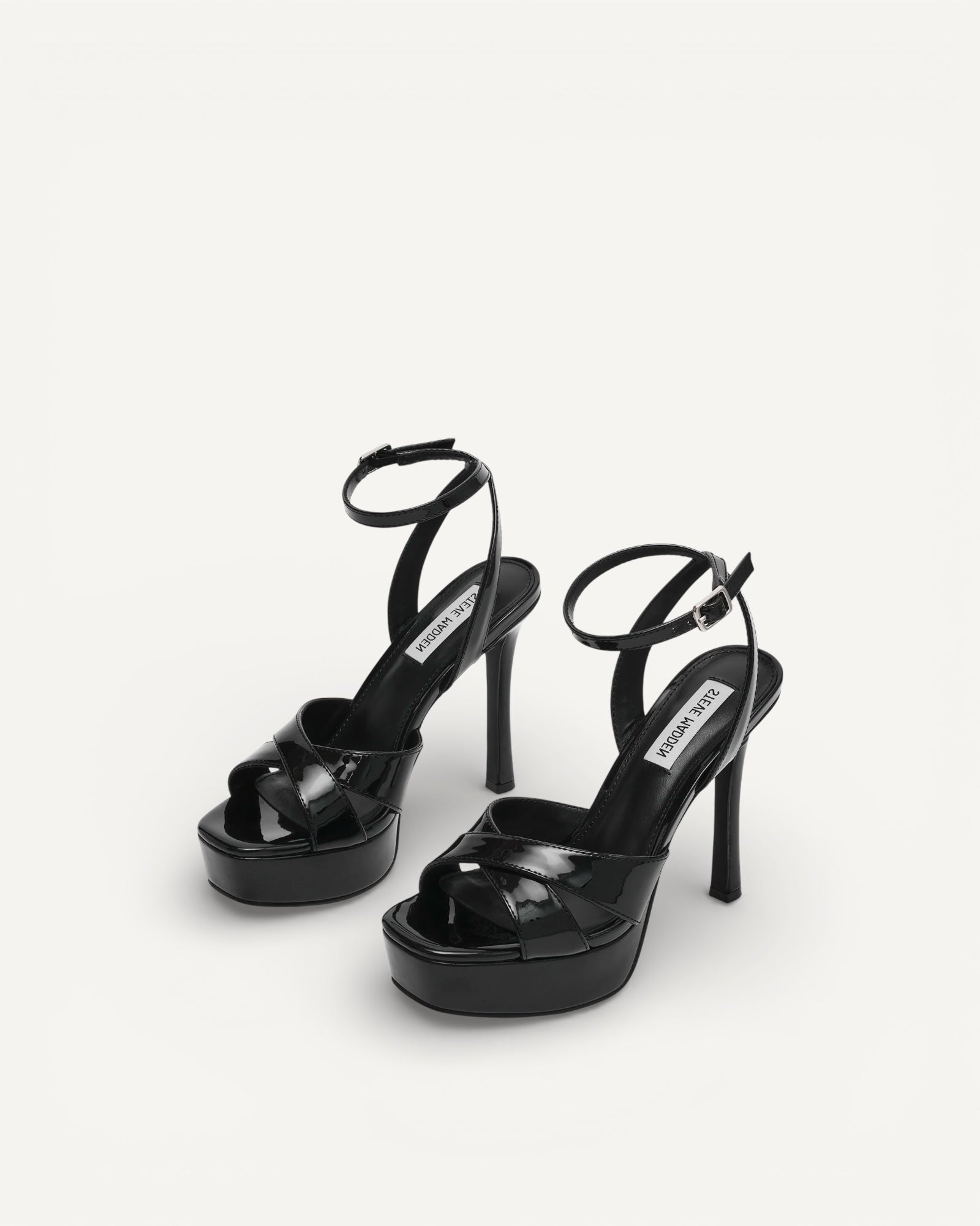 Steve Madden - Sandalo Raids Vernice Nero