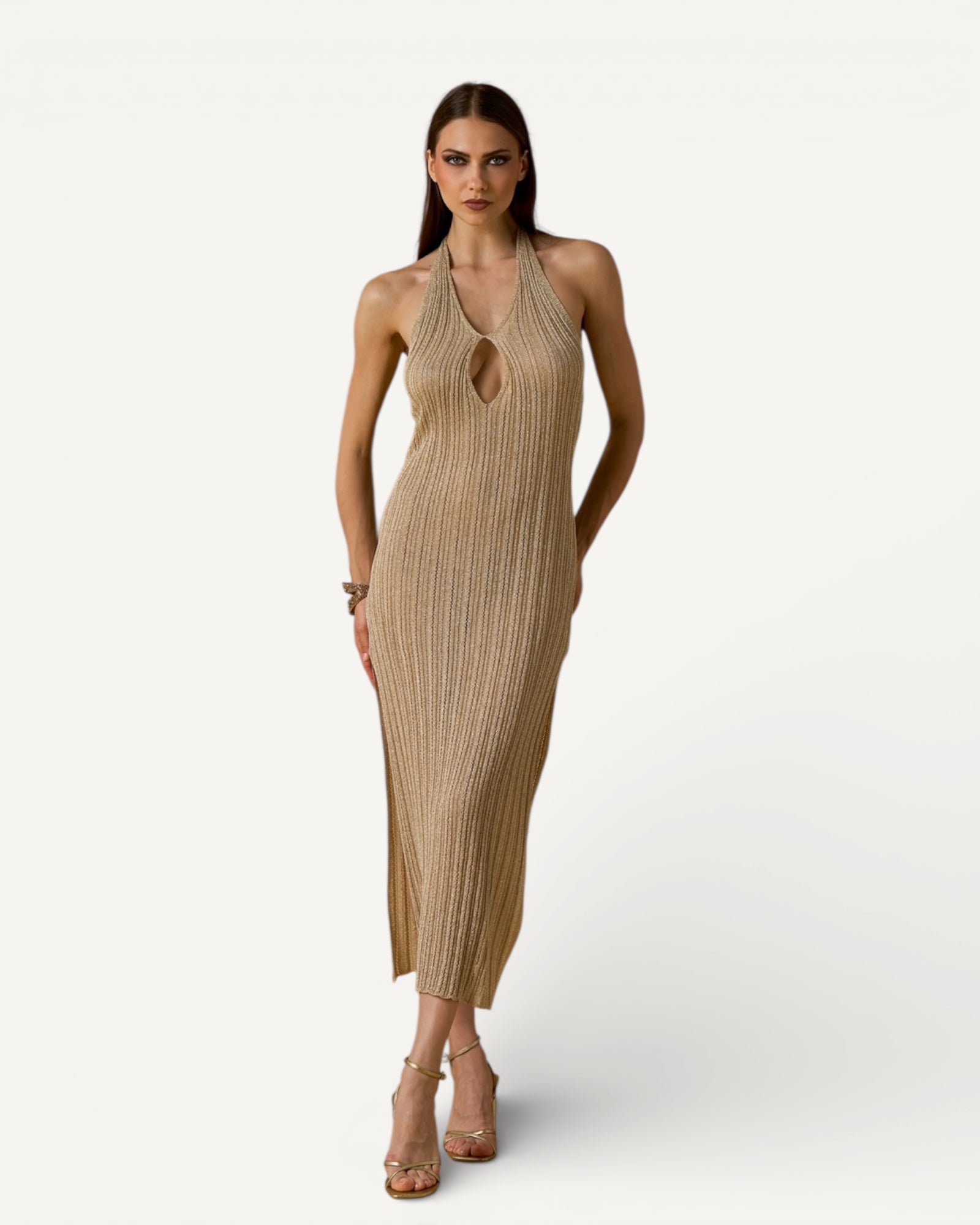 No Secrets - Abito Goccia Lurex