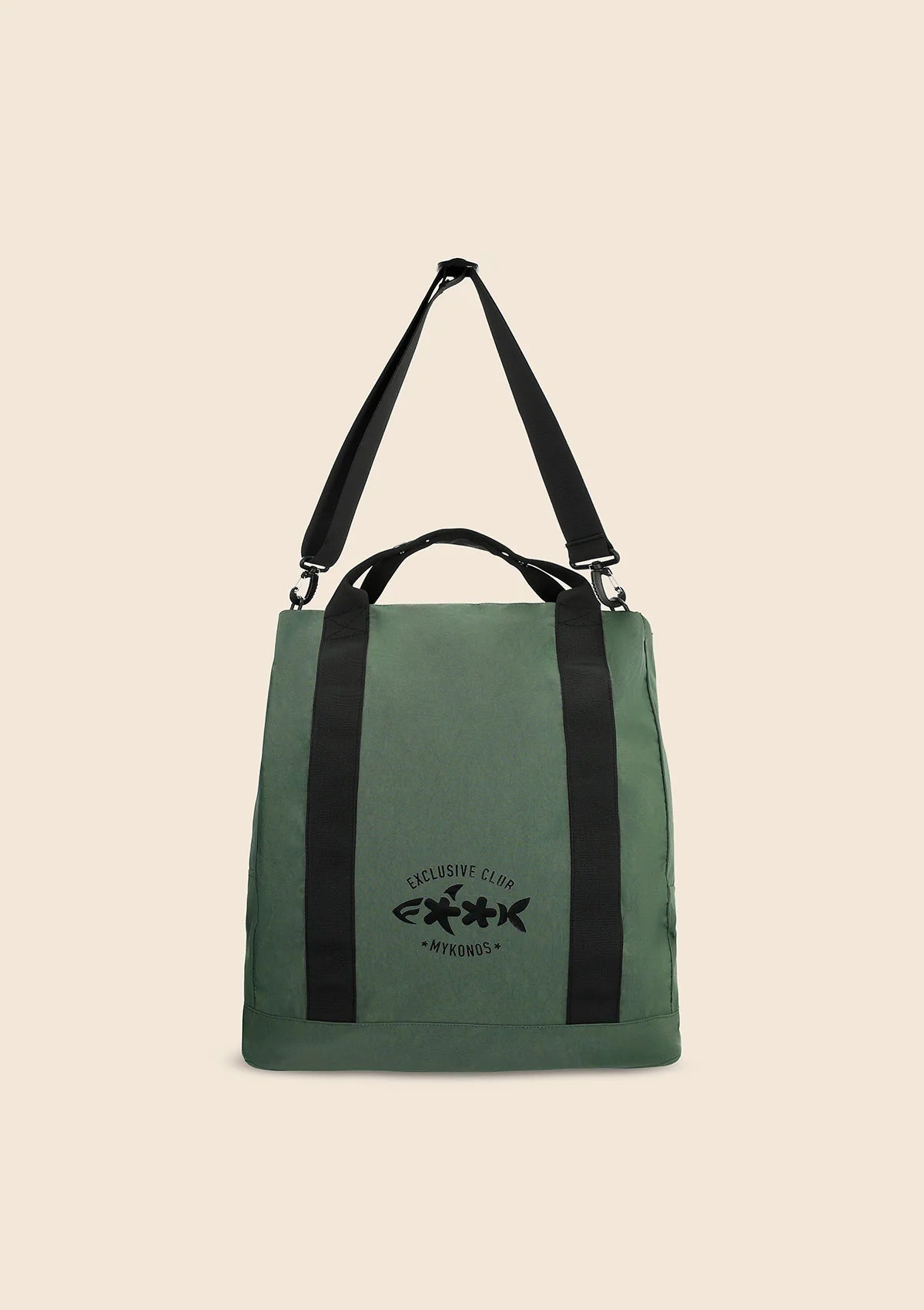 F**K - Tote Bag Unisex Verde Militare U01AU88-MG