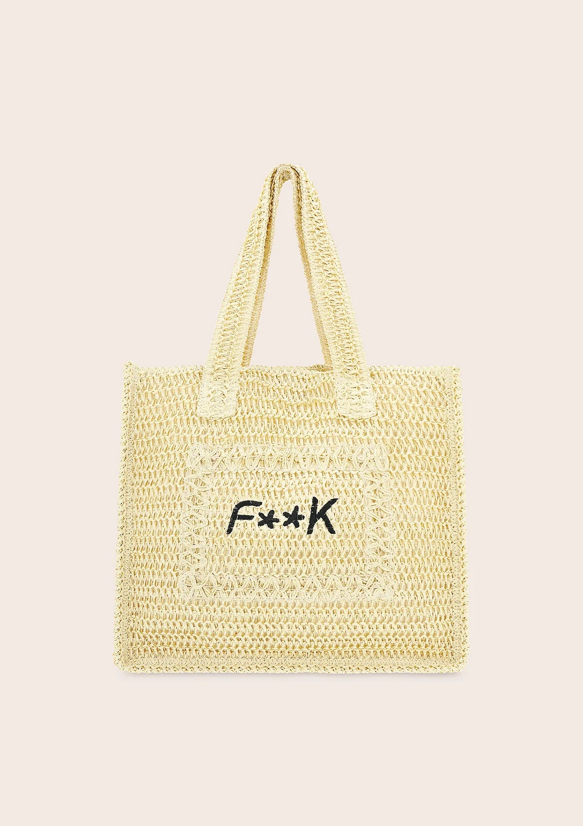 F**K - Tote Summer Bag Donna Beige A055-BG