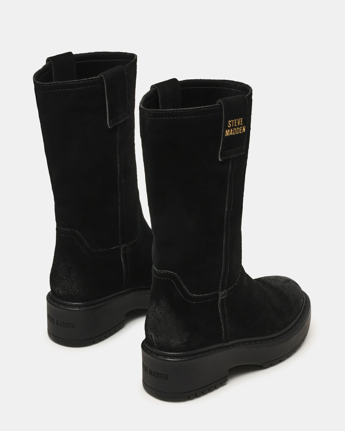 Steve Madden Ruckus - Stivale in Suede Nero
