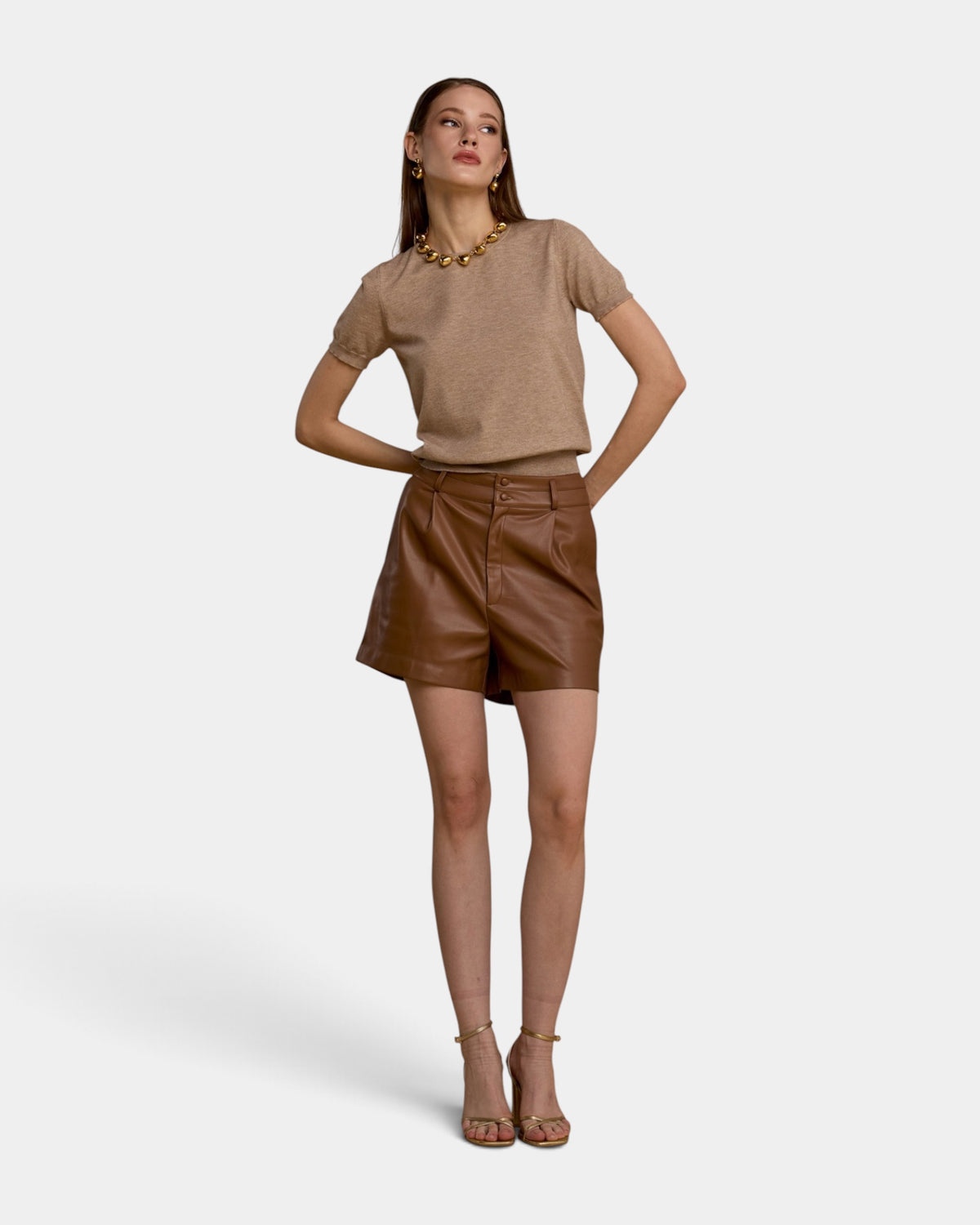 No Secrets - T-Shirt Maglia Base Mandorla