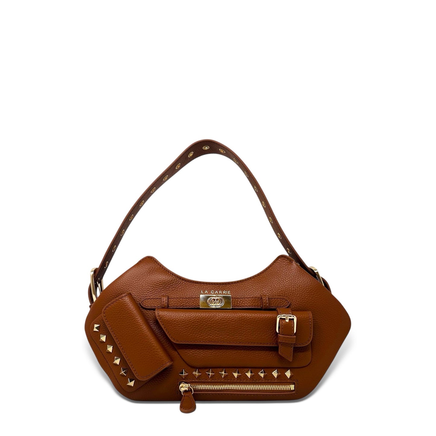 La Carrie Bag - Leather Rock Pocket Bag