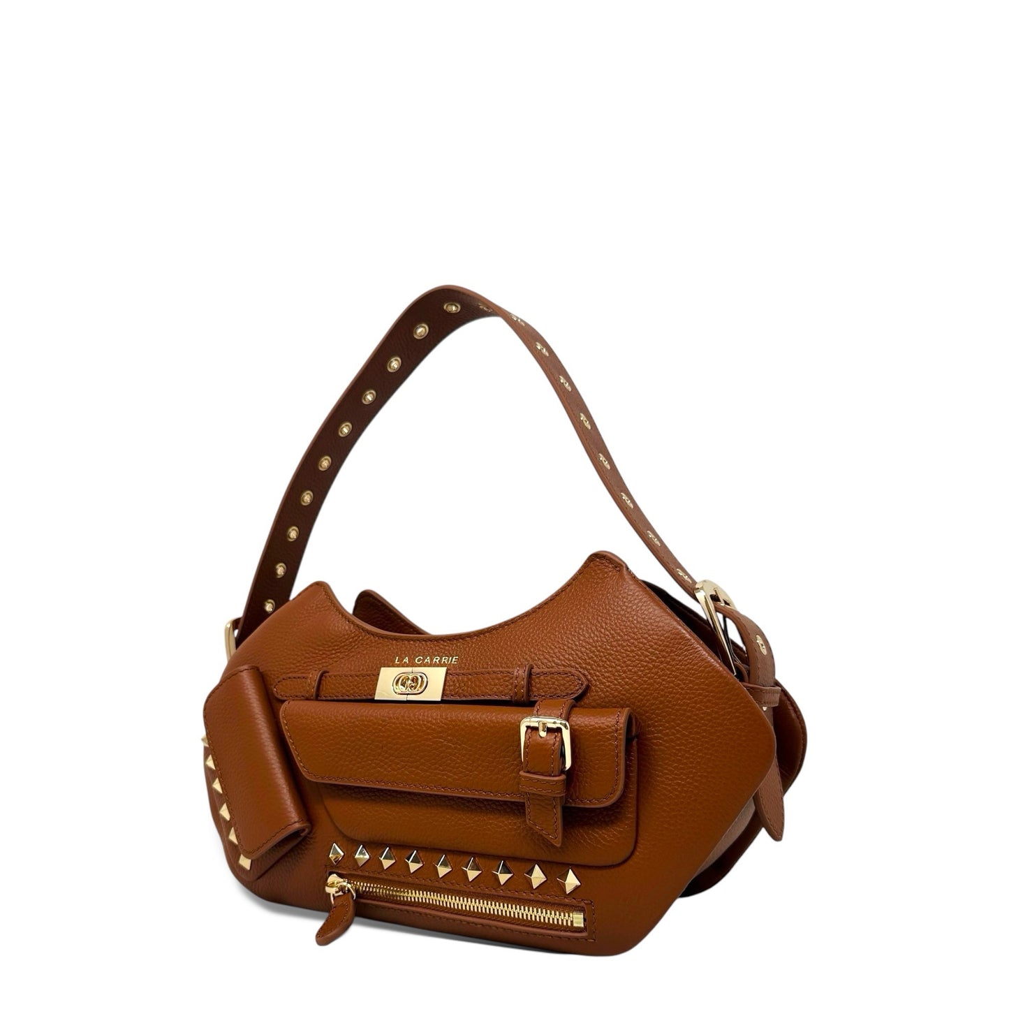 La Carrie Bag - Leather Rock Pocket Bag