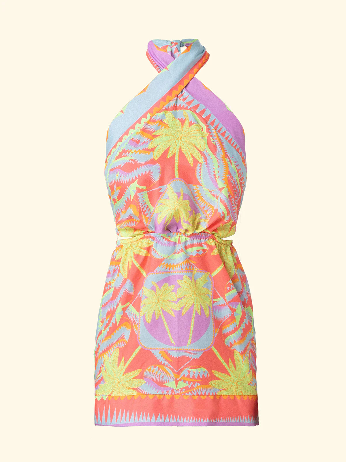 F**K - Vestito Corto Fantasia SW0338-X26