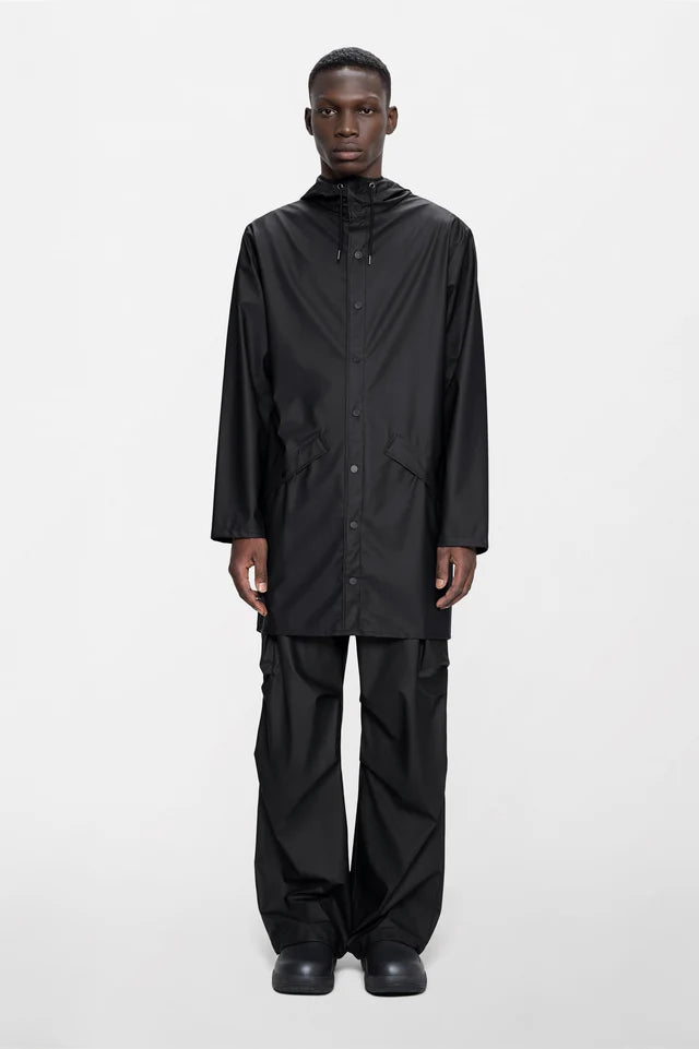 Rains - Long Jacket W3 Unisex Nera