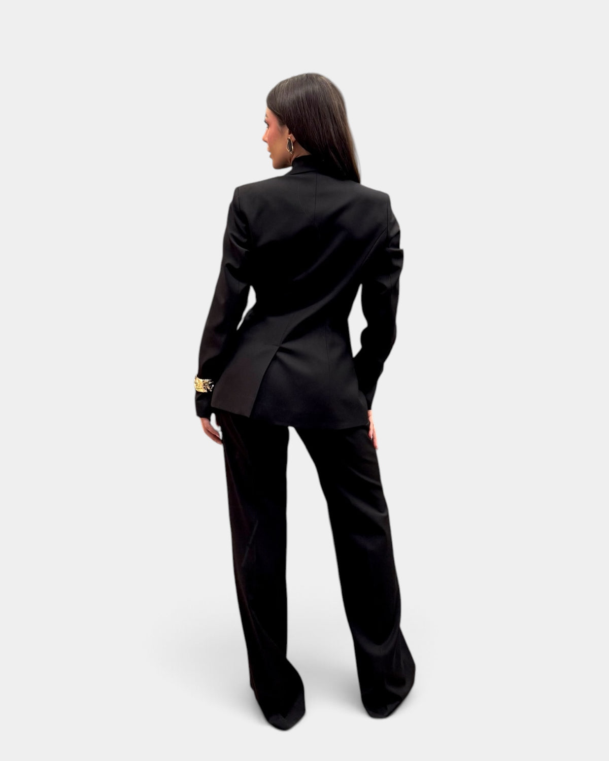 KikiSix - Pantalone Nero con Elastico