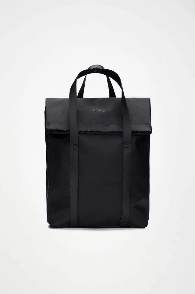 Rains - Zainetto 2 Way Tote Backpack Nero